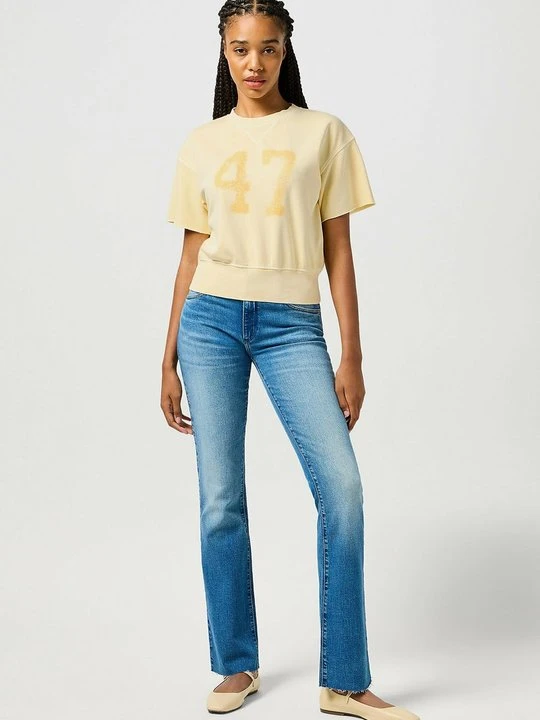 Zdjęcie produktu T-shirt z nadrukiem Wrangler żółty