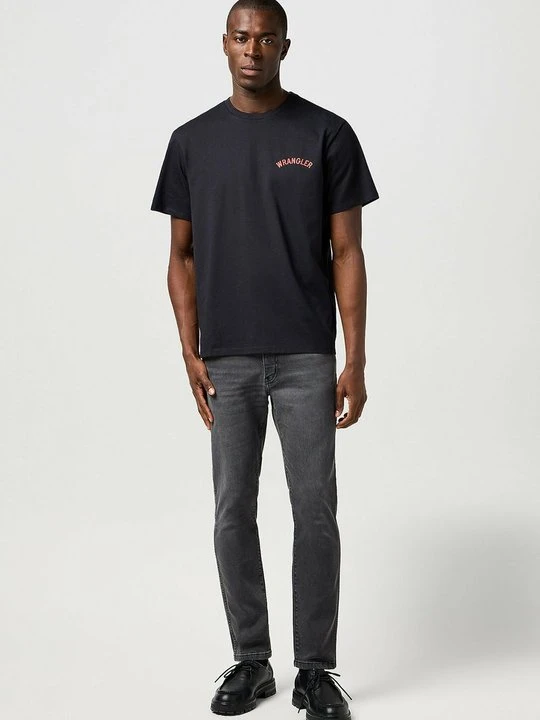 Zdjęcie produktu T-shirt z nadrukiem Wrangler czarny