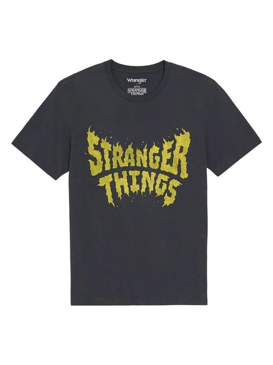 Zdjęcie produktu T-shirt z nadrukiem Wrangler czarny