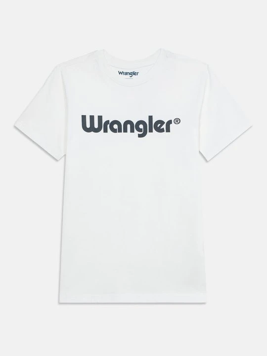 Zdjęcie produktu T-shirt z nadrukiem Wrangler biały