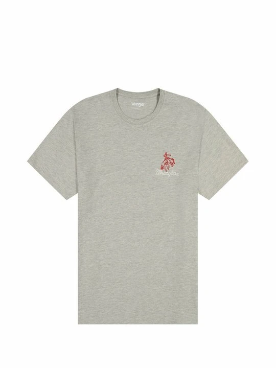 Zdjęcie produktu T-shirt z nadrukiem Wrangler szary
