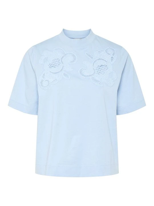 Zdjęcie produktu T-shirt z nadrukiem Y.A.S jasnoniebieski