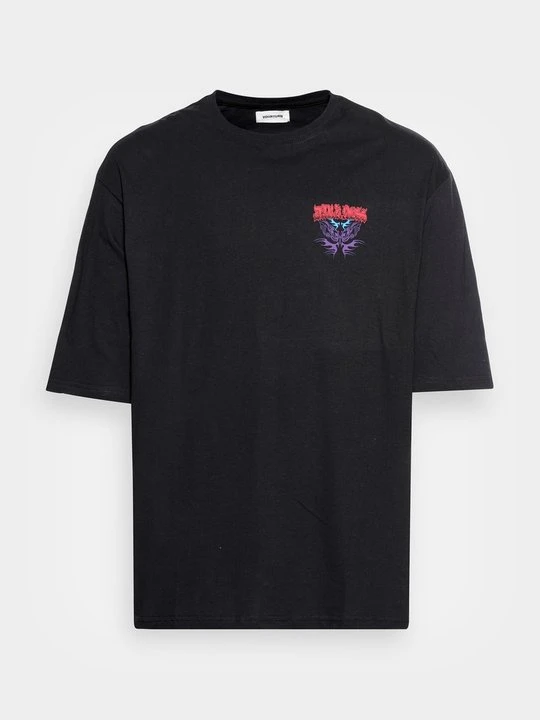 Zdjęcie produktu T-shirt z nadrukiem YOURTURN By Zalando czarny
