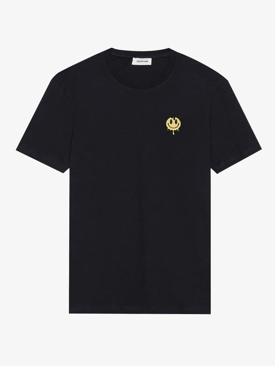 Zdjęcie produktu T-shirt z nadrukiem YOURTURN czarny