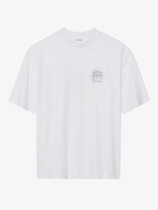 Zdjęcie produktu T-shirt z nadrukiem YOURTURN biały