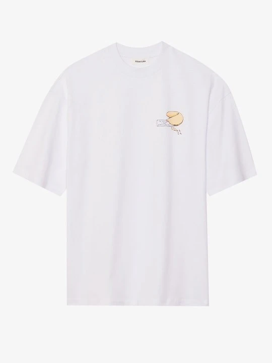 Zdjęcie produktu T-shirt z nadrukiem YOURTURN biały