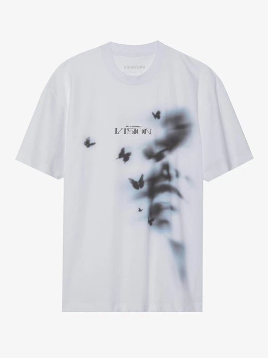 Zdjęcie produktu T-shirt z nadrukiem YOURTURN biały