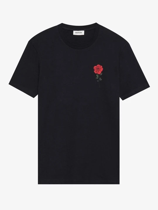Zdjęcie produktu T-shirt z nadrukiem YOURTURN By Zalando czarny