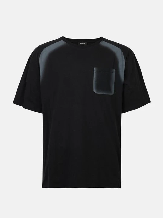 Zdjęcie produktu T-shirt z nadrukiem YOURTURN czarny