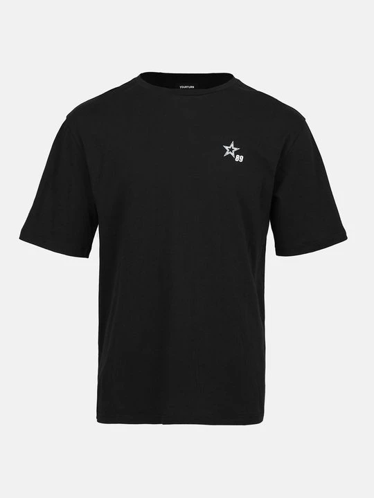 Zdjęcie produktu T-shirt z nadrukiem YOURTURN czarny