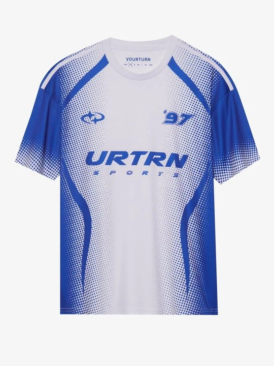Zdjęcie produktu T-shirt z nadrukiem YOURTURN niebieski