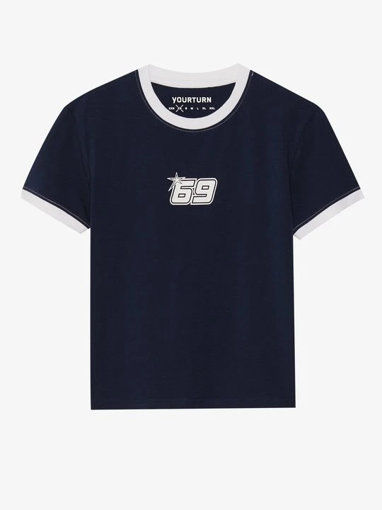 Zdjęcie produktu T-shirt z nadrukiem YOURTURN By Zalando granatowy