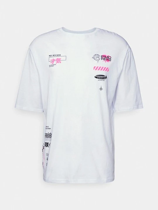 Zdjęcie produktu T-shirt z nadrukiem YOURTURN biały