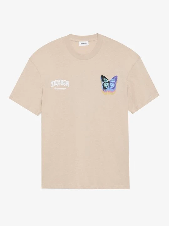 Zdjęcie produktu T-shirt z nadrukiem YOURTURN By Zalando tan