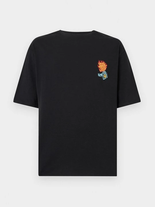 Zdjęcie produktu T-shirt z nadrukiem YOURTURN czarny