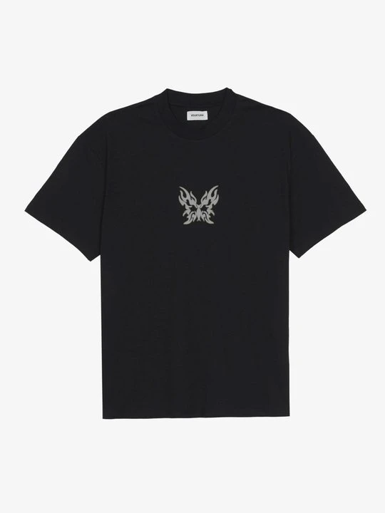 Zdjęcie produktu T-shirt z nadrukiem YOURTURN czarny