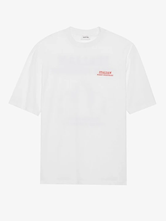 Zdjęcie produktu T-shirt z nadrukiem YOURTURN biały