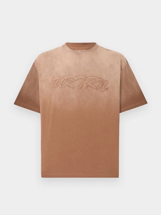 Zdjęcie produktu T-shirt z nadrukiem YOURTURN brązowy