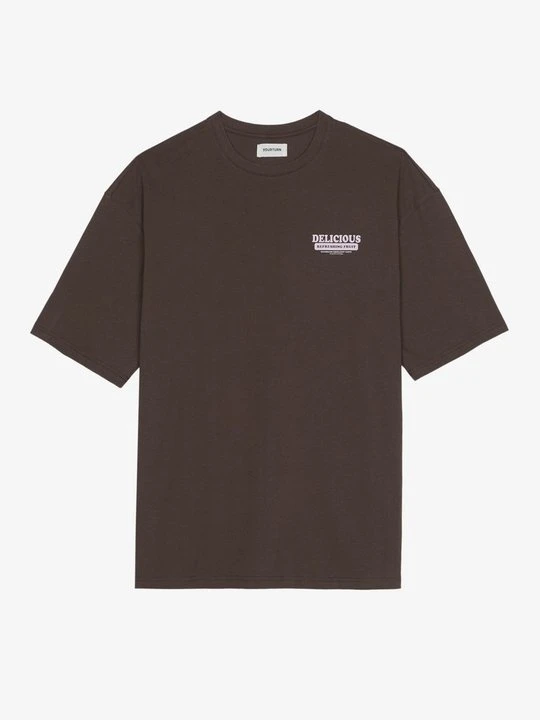 Zdjęcie produktu T-shirt z nadrukiem YOURTURN By Zalando brązowy
