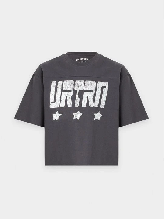 Zdjęcie produktu T-shirt z nadrukiem YOURTURN By Zalando ciemnoszary