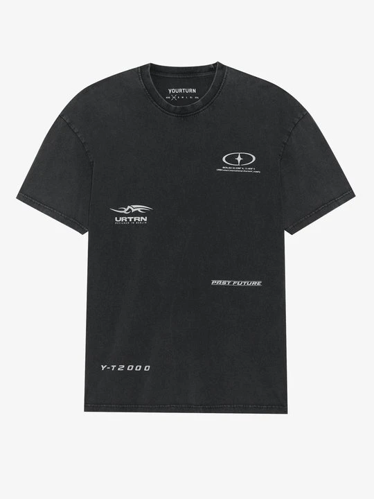Zdjęcie produktu T-shirt z nadrukiem YOURTURN By Zalando czarny