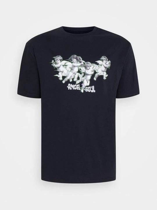 Zdjęcie produktu T-shirt z nadrukiem YOURTURN By Zalando czarny