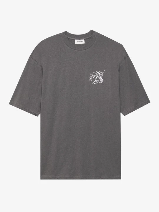Zdjęcie produktu T-shirt z nadrukiem YOURTURN By Zalando ciemnoszary