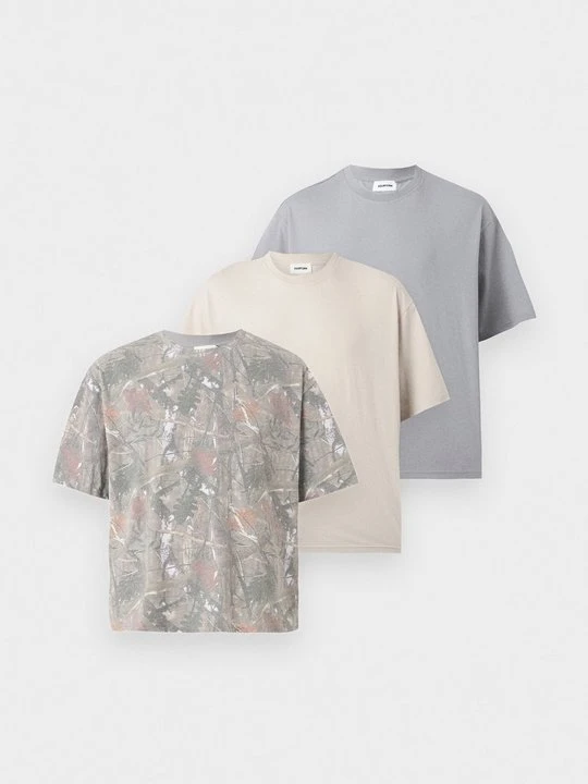 Zdjęcie produktu T-shirt z nadrukiem YOURTURN By Zalando jasnoszary