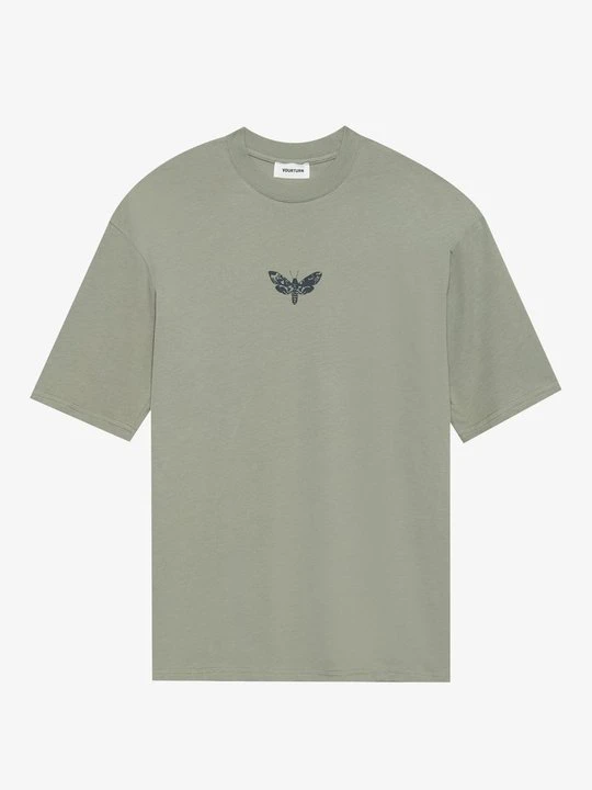 Zdjęcie produktu T-shirt z nadrukiem YOURTURN jasnozielony