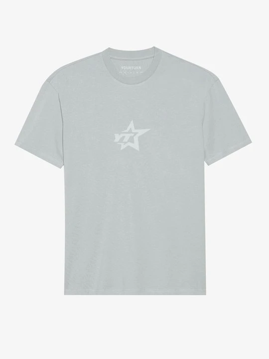 Zdjęcie produktu T-shirt z nadrukiem YOURTURN szary