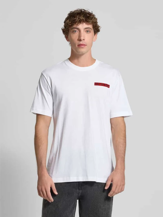 Zdjęcie produktu T-shirt z nadrukiem z logo adidas Originals Biały