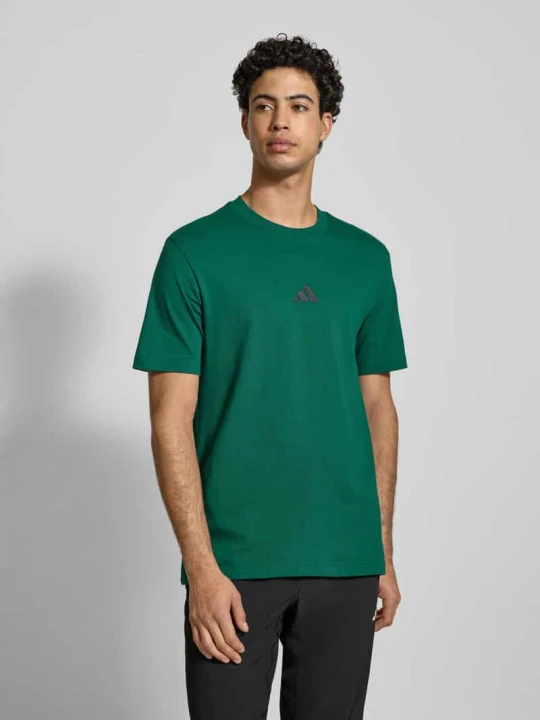 Zdjęcie produktu t-shirt z nadrukiem z logo Adidas Zielony