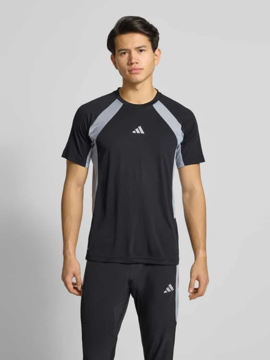 Zdjęcie produktu T-shirt z nadrukiem z logo Adidas Czarny
