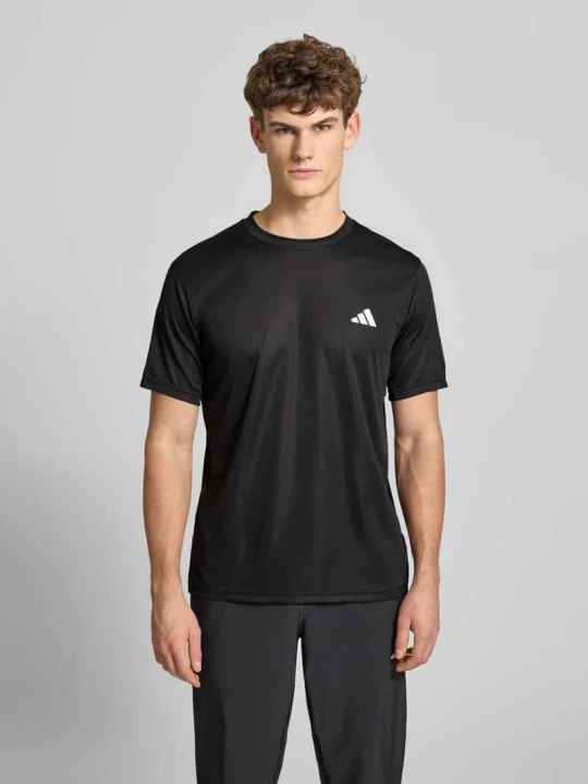 Zdjęcie produktu t-shirt z nadrukiem z logo Adidas Czarny
