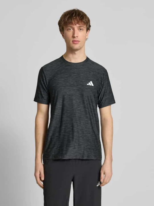 Zdjęcie produktu T-shirt z nadrukiem etykiety Adidas Czarny