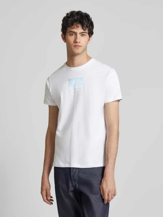Zdjęcie produktu T-shirt z nadrukiem z logo Alpha Industries Biały