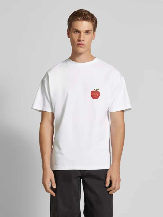 Zdjęcie produktu T-shirt z nadrukiem z logo BLKVIS Biały
