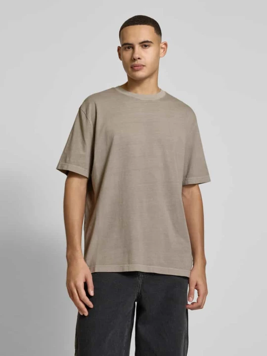 Zdjęcie produktu T-shirt z nadrukiem z logo Calvin Klein Jeans Grafitowy