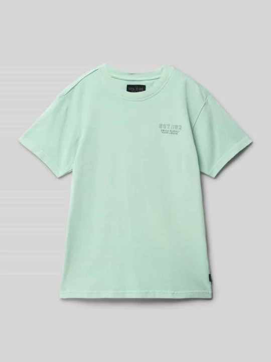 Zdjęcie produktu T-shirt z nadrukiem z logo Cars Miętowy