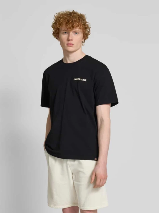 Zdjęcie produktu T-shirt z nadrukiem z logo Dickies Czarny