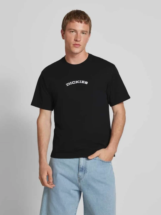 Zdjęcie produktu T-shirt z nadrukiem z logo Dickies Czarny