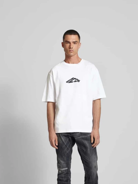 Zdjęcie produktu T-shirt z nadrukiem z logo Dsquared2 Biały