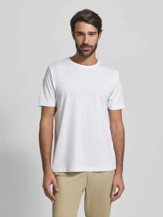 Zdjęcie produktu T-shirt z nadrukiem z logo FYNCH-HATTON Biały