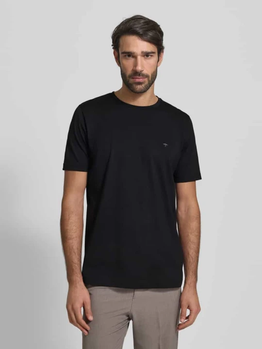 Zdjęcie produktu T-shirt z nadrukiem z logo FYNCH-HATTON Czarny