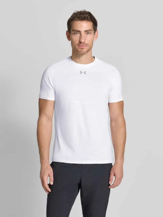 Zdjęcie produktu t-shirt z nadrukiem z logo i raglanowymi rękawami Under Armour Biały