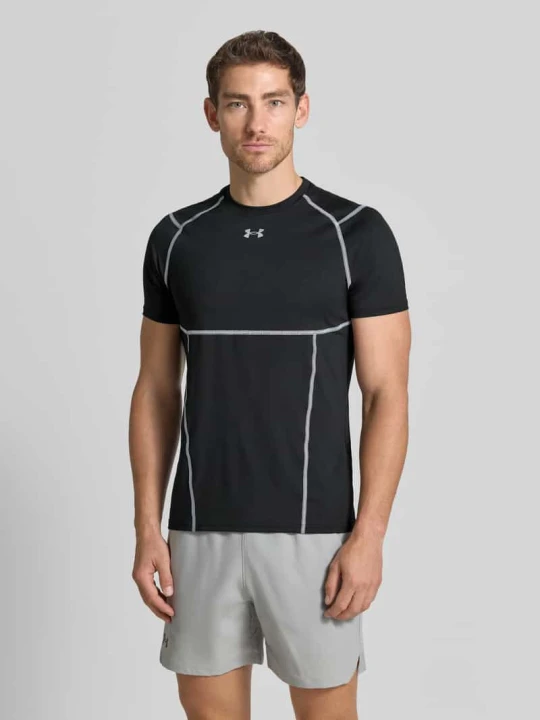 Zdjęcie produktu t-shirt z nadrukiem z logo i raglanowymi rękawami Under Armour Czarny