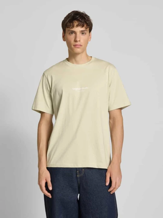 Zdjęcie produktu T-shirt z nadrukiem z logo Jack&Jones Miętowy