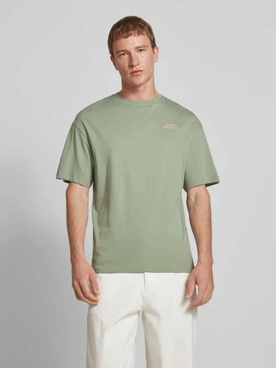 Zdjęcie produktu T-shirt z nadrukiem z logo Jack&Jones Miętowy