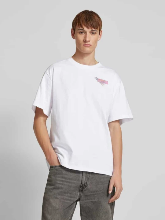 Zdjęcie produktu T-shirt z nadrukiem z logo Karl Kani Biały