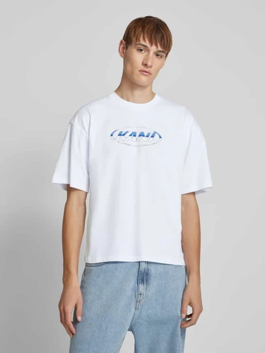 Zdjęcie produktu T-shirt z nadrukiem z logo Karl Kani Biały